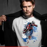 CAPTAIN AMERICA with Shield T-Shirt