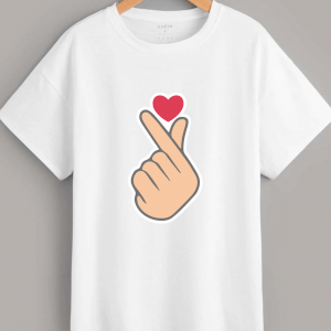 Korean-heart-t-shirt