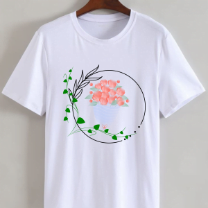 blossom bliss-floral-design-t-shirt